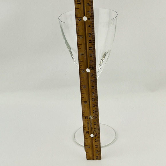 Luigi Bormioli Ariosto Set of 4 Blown Crystal All Purpose Goblets 11oz - Picture 7 of 8